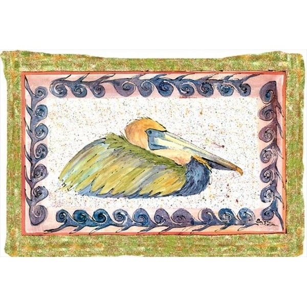 Carolines Treasures Carolines Treasures 8053PILLOWCASE 20.5 x 30 in. Bird - Pelican Moisture Wicking Fabric Standard Pillowcase 8053PILLOWCASE - main